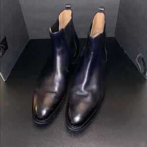 Bally Goodyear Blue Leather Chelsea Boots Sz 11US D